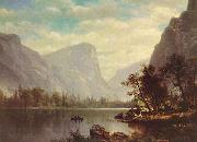 Albert Bierstadt Mirror Lake, Yosemite Valley painting